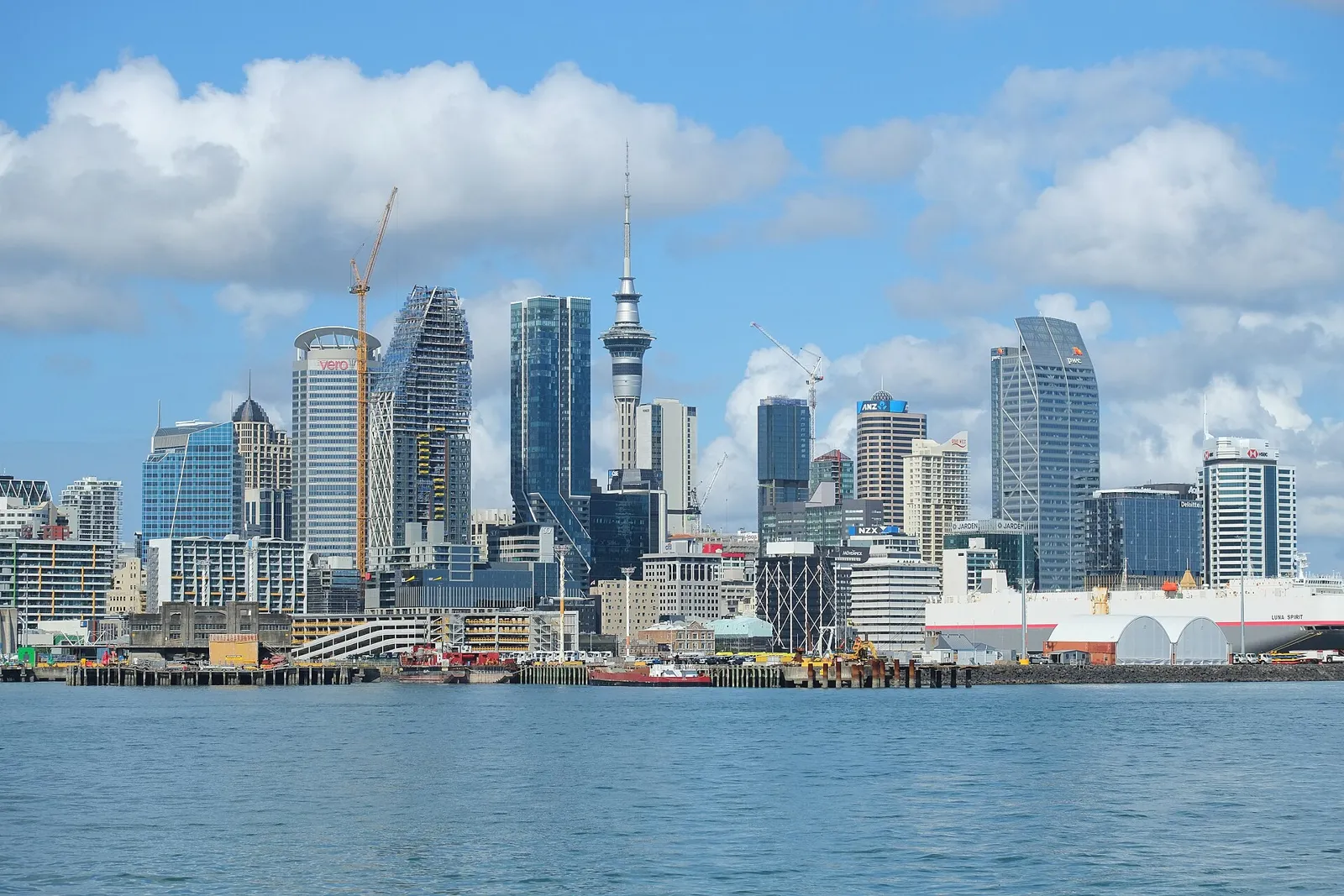 The Auckland skyline and Sky Tower