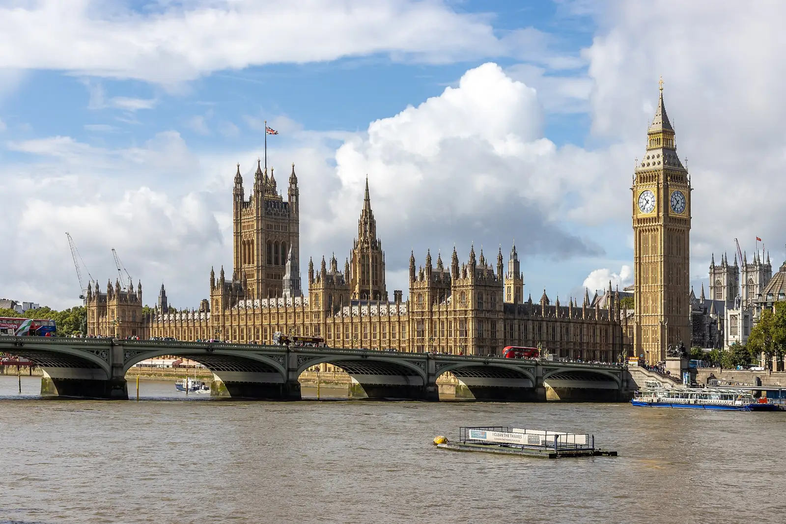 The Palace of Westminster and Big Ben, London